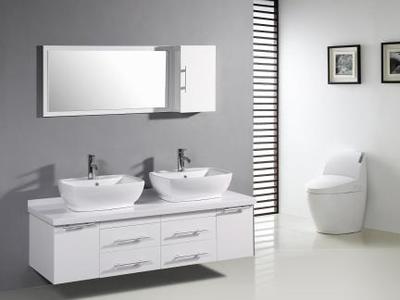 黑白舒適衛(wèi)浴設(shè)計(jì)